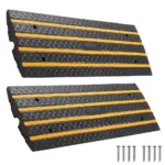 VEVOR Car Driveway Rubber Curb Ramp 2 Pcs Upgraded Version product image 1