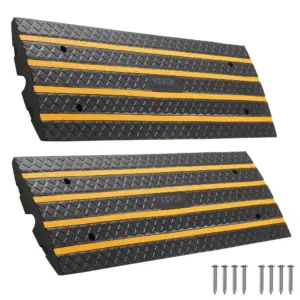 VEVOR Car Driveway Rubber Curb Ramp 2 Pcs Upgraded Version product image 1