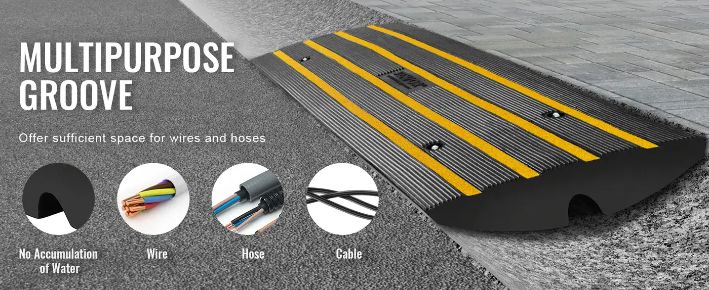 VEVOR Curb Ramp 1 Pcs Regular Type Portable Design