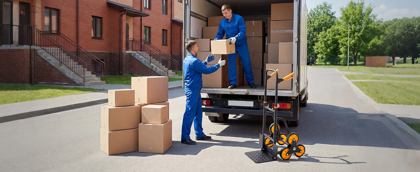 VEVOR Stair Climbing Cart 770 lbs With Handrail Express Parcel Transport