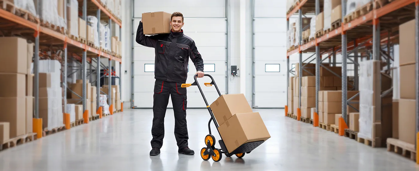 VEVOR Stair Climbing Cart 770 lbs With Handrail Warehouse & Factory