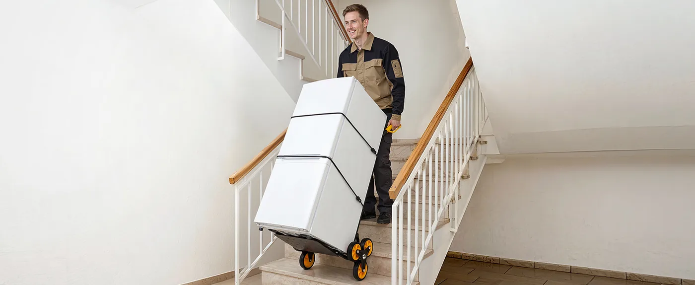 VEVOR Stair Climbing Cart 770 lbs With Handrail House Moving