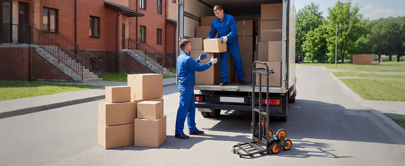 VEVOR Stair Climbing Cart 460 lbs Handle Version Express Parcel Transport