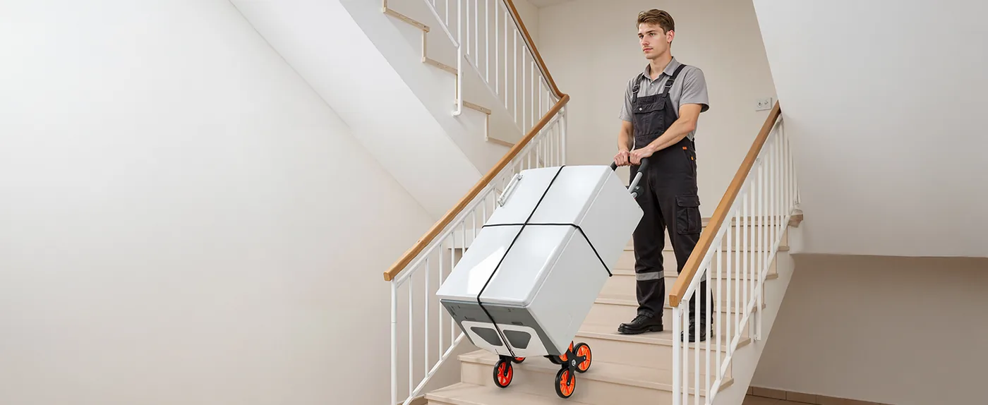 VEVOR Stair Climbing Cart 650 lbs Handle Version House Moving