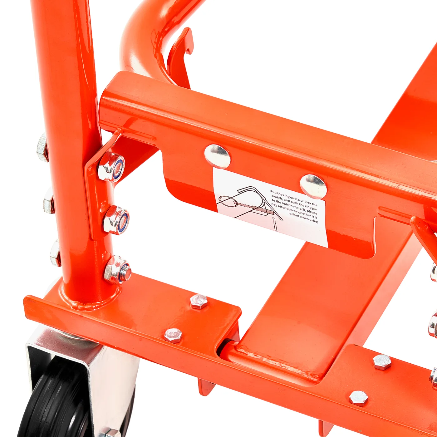 VEVOR 3 in 1 Industrial Convertible Stair Climbing Cart Optimized Folding Mechanism