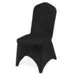 VEVOR Stretch Spandex Folding Chair Covers 50 PCS Black-Arch product image 1