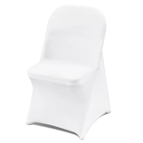 VEVOR Stretch Spandex Folding Chair Covers 30 PCS White-for product image 1