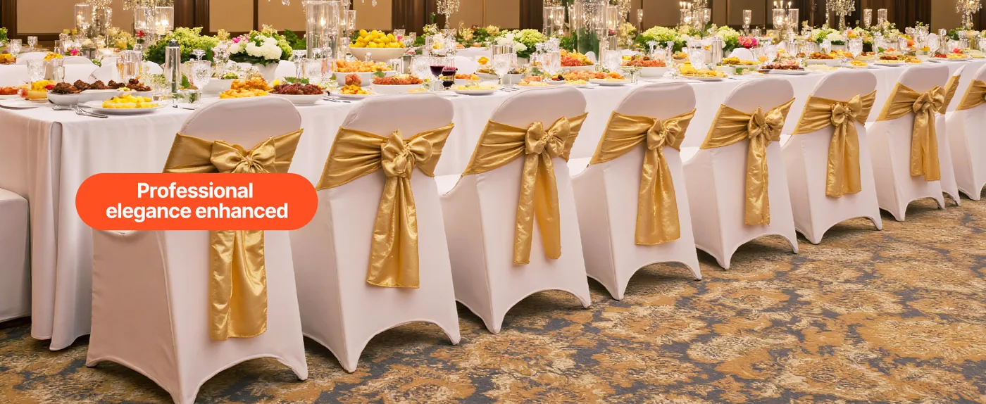 VEVOR Stretch Spandex Folding Chair Covers 30 PCS White-for Banquets