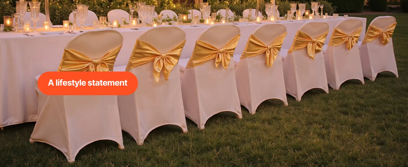 VEVOR Stretch Spandex Folding Chair Covers 30 PCS White-for Parties