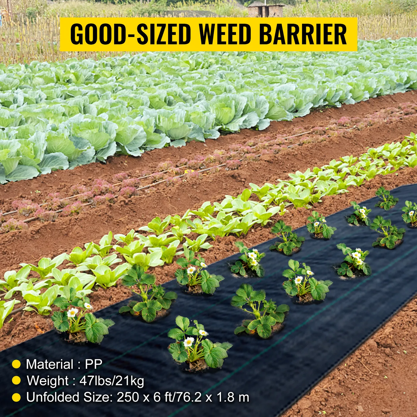 VEVOR landscape fabric letting water through