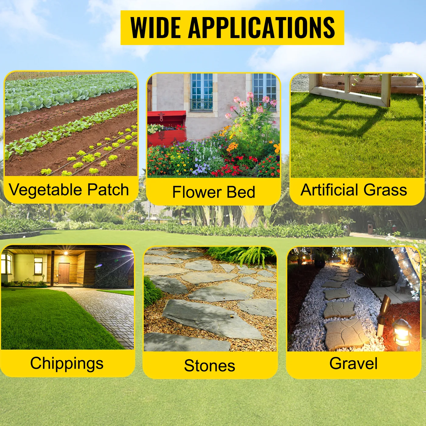 VEVOR driveway fabric weed prevention