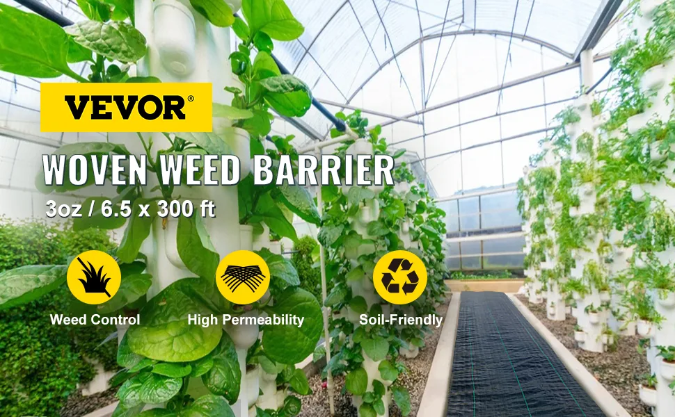 VEVOR weed barrier landscape fabric overview