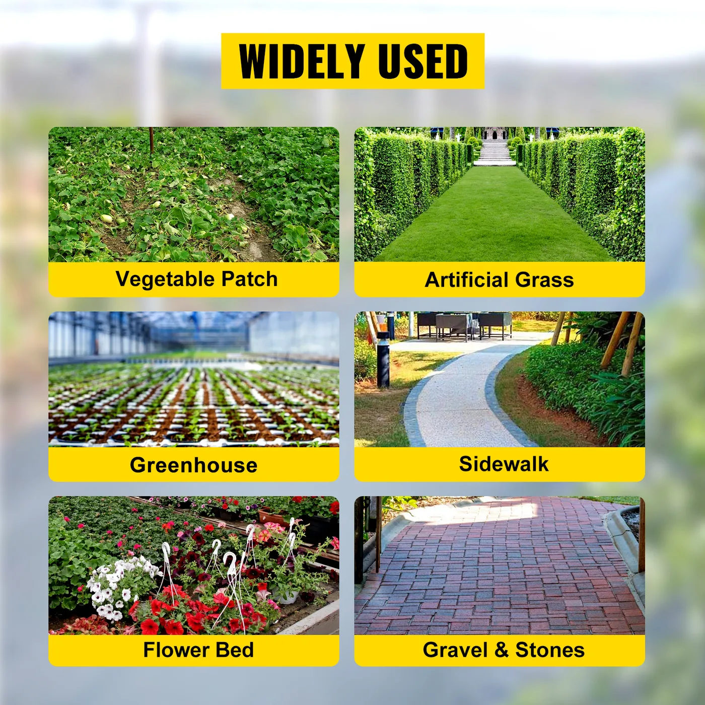 VEVOR driveway fabric weed prevention