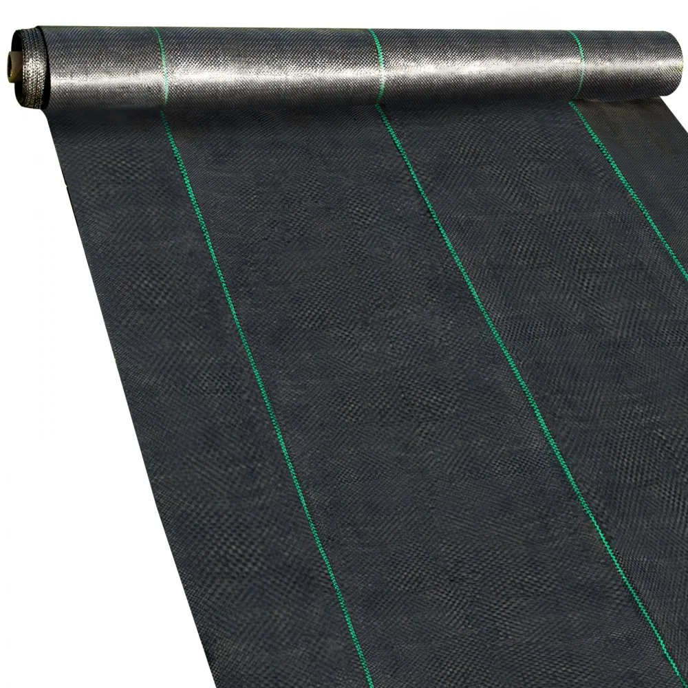 VEVOR 6 x 300 ft weed barrier fabric roll front view