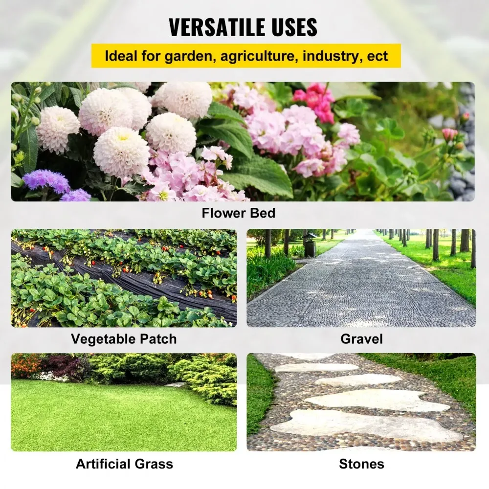 VEVOR 6 x 300 ft landscape fabric roll dimensions
