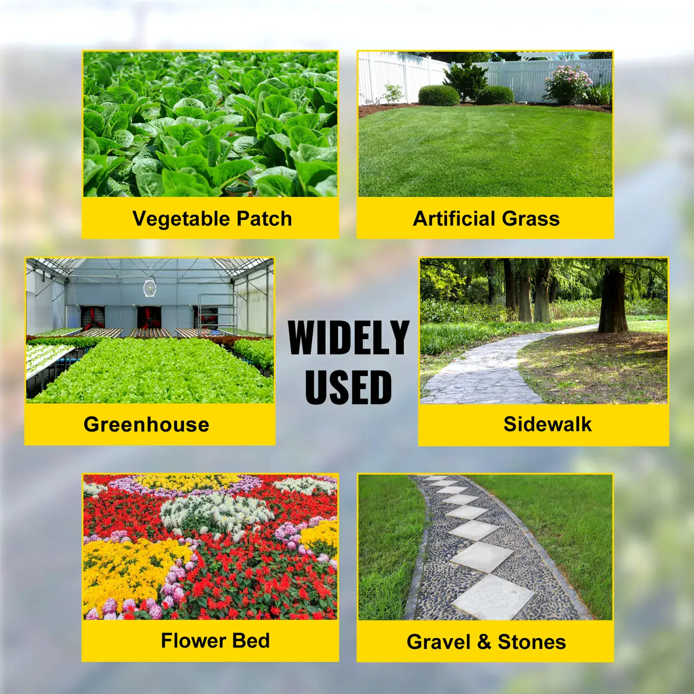VEVOR woven weed barrier fabric permeable weave