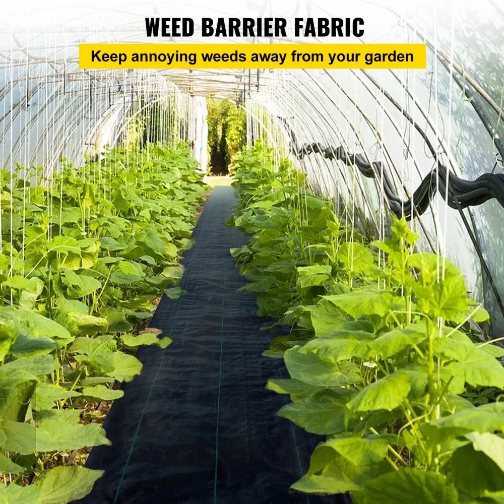 VEVOR weed barrier fabric covering garden bed