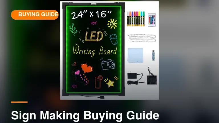 Sign Making Buying Guide