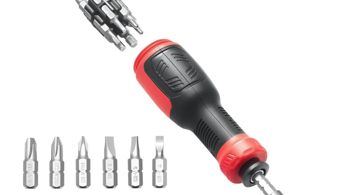 Multi-bit ratcheting screwdriver with interchangeable bits