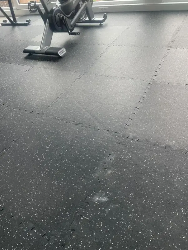 Customer photo 1 of <span class="sdh-h1" data-short="VEVOR EVA Interlocking Foam Floor Mats 1/2 inch 12 pcs Grey">VEVOR EVA Interlocking Foam Floor Mats, 0.56 in Thickened 12 Pcs Puzzle Rubber Tiles, 24 x 24 in Exercise Floor Mat for Workout & Fitness, Heavy Duty Flooring Mats for Home, Gym, Office-48 Sq Ft</span>