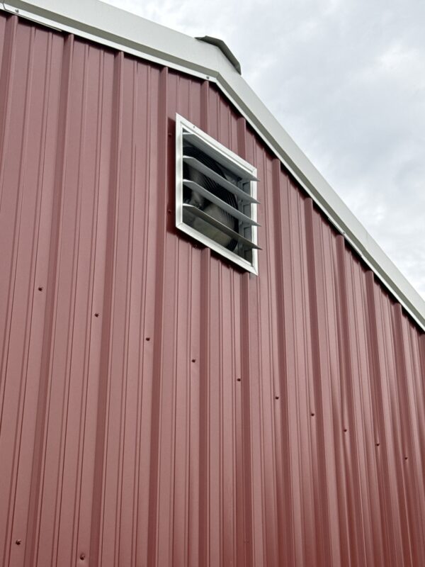 Customer photo 5 of <span class="sdh-h1" data-short="VEVOR 20 inch Shutter Exhaust Fan 4499 CFM Wall Mount">VEVOR 20 Inch Shutter Exhaust Fan Wall Mounted Automatic Louvers Silver, Sturdy Steel Housing, Low Noise, AC Motor, 4499 CFM Ventilation and Cooling for Attic, Garage, Barn, Greenhouse, Workshop</span>