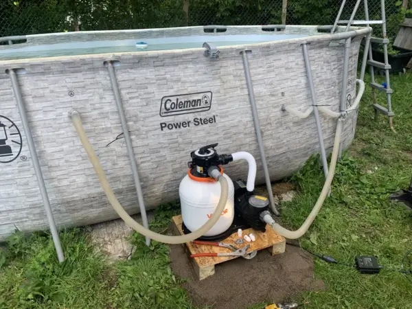 Customer photo 6 of <span class="sdh-h1" data-short="VEVOR 14 in Sand Filter Pump 0.75 HP 3500 GPH for Pool">VEVOR FlashPure Sand Filter Pump, 14 in for Above Ground Pool, 0.75 HP 3500 GPH, Swimming Pool Filter System with Timer, 6X Faster Filtration, Media Installed, Leak-Resistant, Ready to Use Out of Box</span>