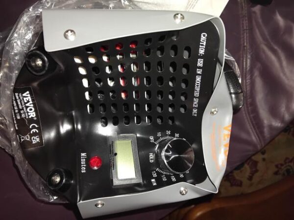 Customer photo 4 of <span class="sdh-h1" data-short="VEVOR Ozone Generator 12000mg/h Odor Remover Timer">VEVOR Ozone Generator, 12000mg/h Ozone Machine Remover, High Capacity Commercial/Industrial Ozone Generator Machine, Home Air Ionizers Deodorizer with 0-120 min Time Setting for Rooms, Cars, Pets</span>