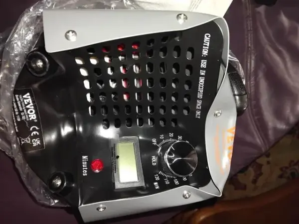 Customer photo 4 of <span class="sdh-h1" data-short="VEVOR Ozone Generator 36000mg/h Commercial Knob Deodorizer">VEVOR Ozone Generator, 36000mg/h Commercial Ozone Machine, 15s Delayed Start & Timer & Rotary Encoder Knob & Odor-Treatment Cycle Mode, Industrial Deodorizer for Car, Smoke Odorss,Up to 3200 sq.ft</span>