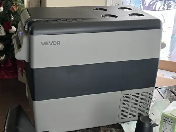 Customer photo 7 of <span class="sdh-h1" data-short="VEVOR 10 Qt Portable Car Fridge 12V Compressor Cooler">VEVOR 12 Volt Refrigerator 10 Qt, Portable Mini Freezer (-4 F to 68 F) with APP Control, Car Compressor Fridge Cooler, 12V/24V DC and 110-220V AC for Camping, Road Trip, Travel, Outdoor and Home</span>