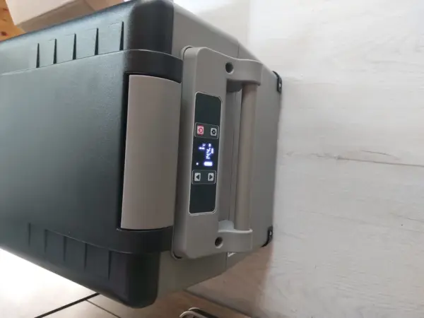 Customer photo 1 of <span class="sdh-h1" data-short="VEVOR 16 Qt Portable Car Fridge 12V Compressor Cooler">VEVOR 12 Volt Refrigerator 16 Qt, Portable Mini Car Fridge with -4 F to 68 F Cooling Range and App Control, 12/24V DC and 110-240V AC Electric Compressor Cooler for Truck, Vehicle, RV, Boat, Outdoor and Home Use</span>