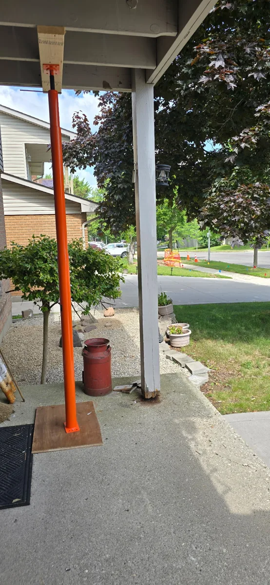 Customer photo 1 of <span class="sdh-h1" data-short="VEVOR House Floor Jack 12-16 in 9700 lbs Support">VEVOR House Floor Jack, 12″-16″ Height Range, 9700 lbs Max Load Capacity, Adjustable Support Beam Basement Jack Post Pole for Leveling, Lift Support Steel Telescoping Jack Post for Temporary Support</span>