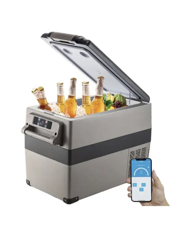 Customer photo 12 of <span class="sdh-h1" data-short="VEVOR Car Refrigerator 23QT">VEVOR Car Refrigerator, DC 12/24V AC100-240V Compressor Electric Cooler, -4°F to 68°F Car Fridge with APP Control, 23 QT Cars Freezer for RVs, Campsites, Boats, Camping, Fishing, 45W Portable Freezer</span>