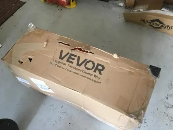 Customer photo 3 of <span class="sdh-h1" data-short="VEVOR Hydraulic Lift Table Cart Orange Double Scissor 1760 l">VEVOR Hydraulic Lift Table Cart, 1760lbs Capacity 59″ Lifting Height, Manual Double Scissor Lift Table with 4 Wheels and Non-slip Pad, Hydraulic Scissor Cart for Material Handling and Transportation</span>