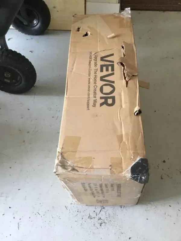 Customer photo 2 of <span class="sdh-h1" data-short="VEVOR Hydraulic Lift Table Cart Orange Double Scissor 1760 l">VEVOR Hydraulic Lift Table Cart, 1760lbs Capacity 59″ Lifting Height, Manual Double Scissor Lift Table with 4 Wheels and Non-slip Pad, Hydraulic Scissor Cart for Material Handling and Transportation</span>