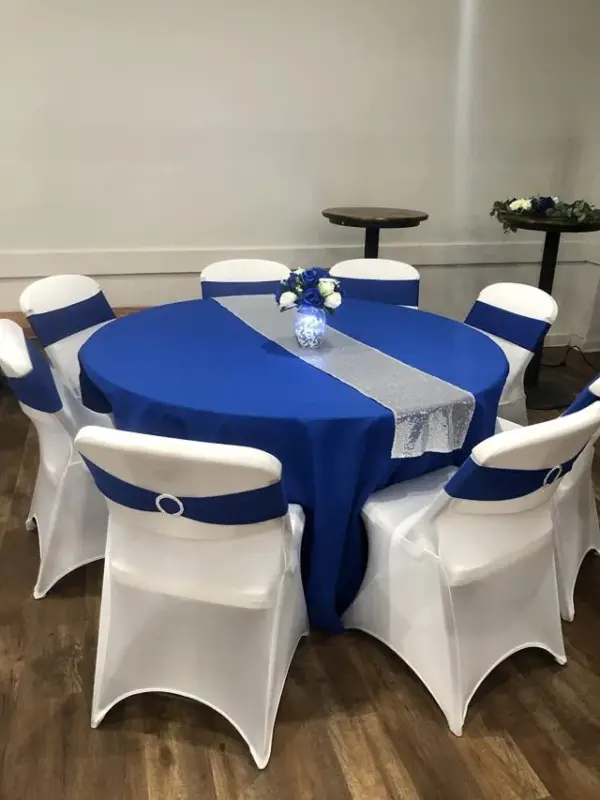 Customer photo 3 of <span class="sdh-h1" data-short="VEVOR Stretch Spandex Folding Chair Covers 100 PCS White-for">VEVOR Stretch Spandex Folding Chair Covers, Universal Fitted Chair Cover, Removable Washable Protective Slipcovers, for Wedding, Holiday, Banquet, Party, Celebration, Dining (100PCS White)</span>