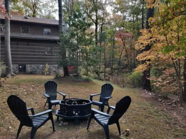 Customer photo 2 of <span class="sdh-h1" data-short="VEVOR Folding Campfire Grill 18 in">VEVOR Folding Campfire Grill, Heavy Duty Steel Mesh Grate, 18″ Portable Camping Grates Over Fire Pit, Camp Fire Cooking Equipment with Legs Carrying Bag, Grilling Rack for Outdoor Open Flame Cooking</span>