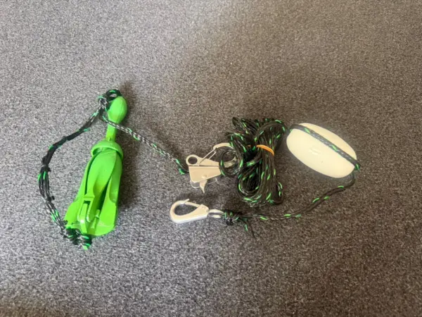 Customer photo 2 of <span class="sdh-h1" data-short="VEVOR Kayak Anchor Kit 3.5 lbs">VEVOR Kayak Anchor Kit, 3.5 lb Paddle Board Anchor Kit with 26.2 ft/8 m Rope and Buoy, Folding Small Boat Anchor with Storage Bag and Snap Hook, Kayak Accessories for Kayaks, Small Boats, Canoes</span>