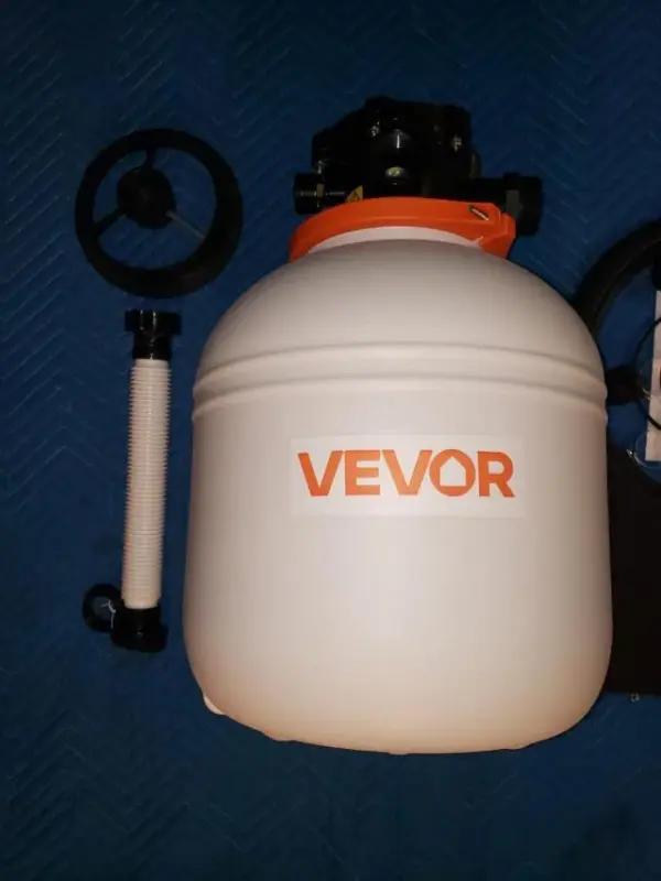 Customer photo 15 of <span class="sdh-h1" data-short="VEVOR 12 in Sand Filter Pump 0.5 HP 3000 GPH for Pool">VEVOR 0.5 HP 3000 GPH FlashPure Sand Filter Pump, 12 Inch Swimming Pool Pump, 6X Faster Filtration, Leak-Proof Design, Pre-Loaded Media with Timer, Filtration & Clarity, Out of Box Use for Above Ground Pool</span>