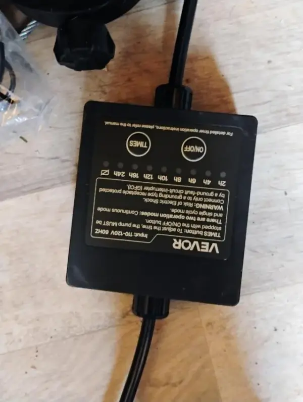 Customer photo 9 of <span class="sdh-h1" data-short="VEVOR 14 in Sand Filter Pump 0.75 HP 3500 GPH for Pool">VEVOR FlashPure Sand Filter Pump, 14 in for Above Ground Pool, 0.75 HP 3500 GPH, Swimming Pool Filter System with Timer, 6X Faster Filtration, Media Installed, Leak-Resistant, Ready to Use Out of Box</span>