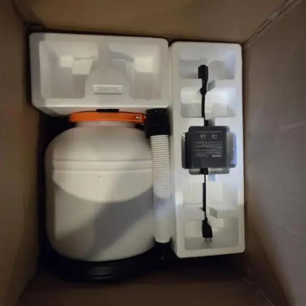 Customer photo 5 of <span class="sdh-h1" data-short="VEVOR 12 in Sand Filter Pump 0.5 HP 3000 GPH for Pool">VEVOR 0.5 HP 3000 GPH FlashPure Sand Filter Pump, 12 Inch Swimming Pool Pump, 6X Faster Filtration, Leak-Proof Design, Pre-Loaded Media with Timer, Filtration & Clarity, Out of Box Use for Above Ground Pool</span>