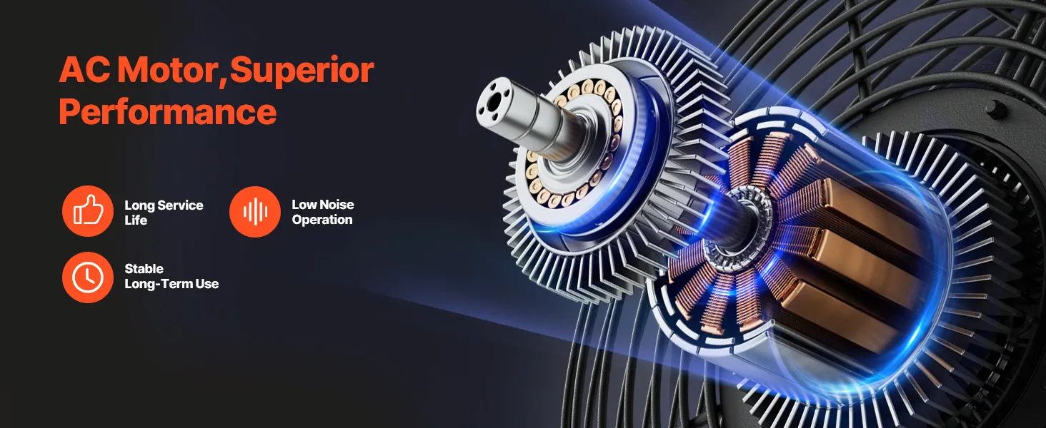10 inch exhaust fan 874 CFM airflow performance