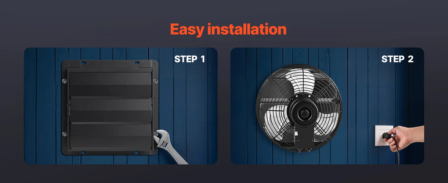 variable speed wall exhaust fan control