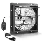 VEVOR 10 inch shutter exhaust fan front view