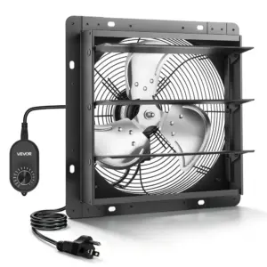 VEVOR 10 inch shutter exhaust fan front view